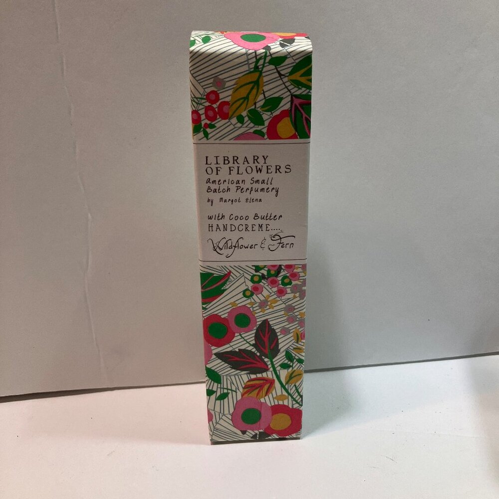 Library of Flowers Wildflower And Fern Handcreme 2.3oz NIB